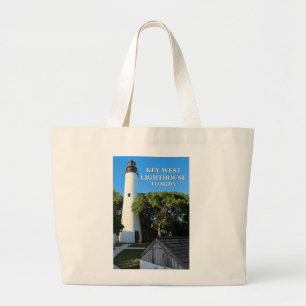 Key West Lighthouse, Florida Grote Tote Bag