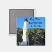 Key West Lighthouse, Florida Magnet (Voorkant / Achterkant)