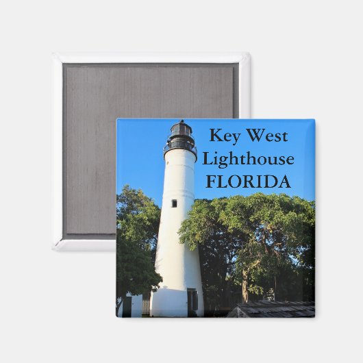 Key West Lighthouse, Florida Magnet (Voorkant / Achterkant)