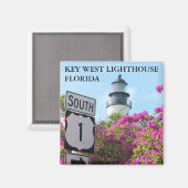 Key West Lighthouse, Florida Magnet (Voorkant / Achterkant)