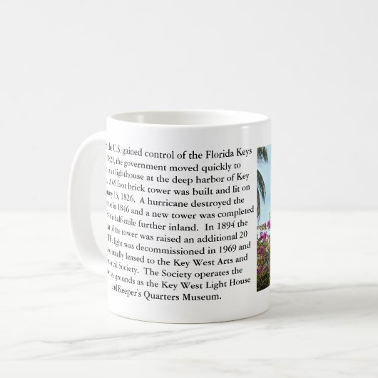 Key West Lighthouse, Florida Mok (Voorkant links)