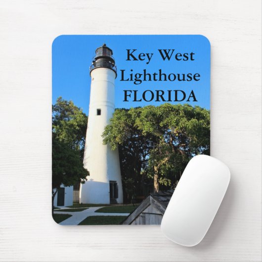 Key West Lighthouse, Florida Mousepad Muismat (Met muis)