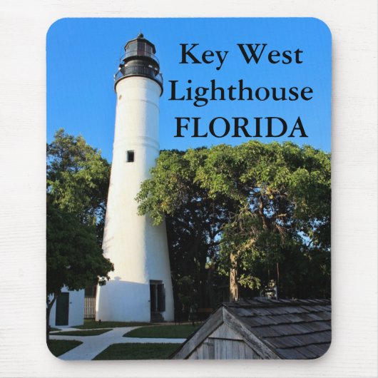 Key West Lighthouse, Florida Mousepad Muismat (Voorkant)