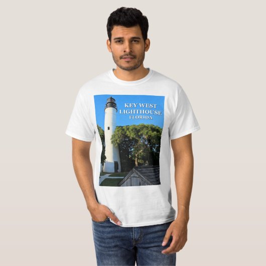 Key West Lighthouse, Florida T-shirt (Voorkant volledig)