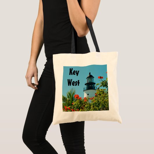 Key West Lighthouse, Florida Tote Bag (Voorkant (product))