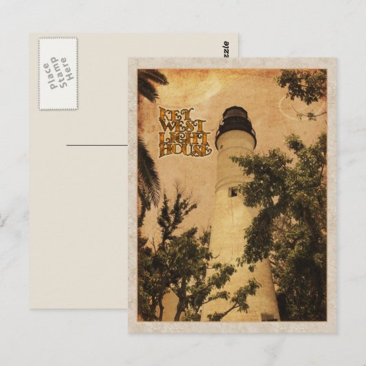 Key West Lighthouse  Foto Briefkaart (Voorkant / Achterkant)