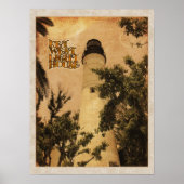 Key West Lighthouse  Foto Poster (Voorkant)