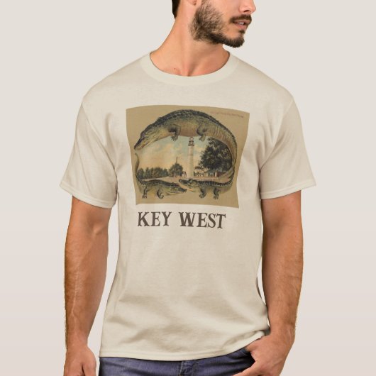 Key West Lighthouse Gators T-Shirt (Voorkant)