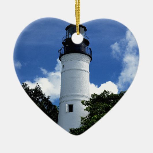 Key West Lighthouse Keramisch Ornament (Voorkant)