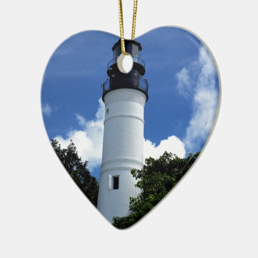 Key West Lighthouse Keramisch Ornament (Links)