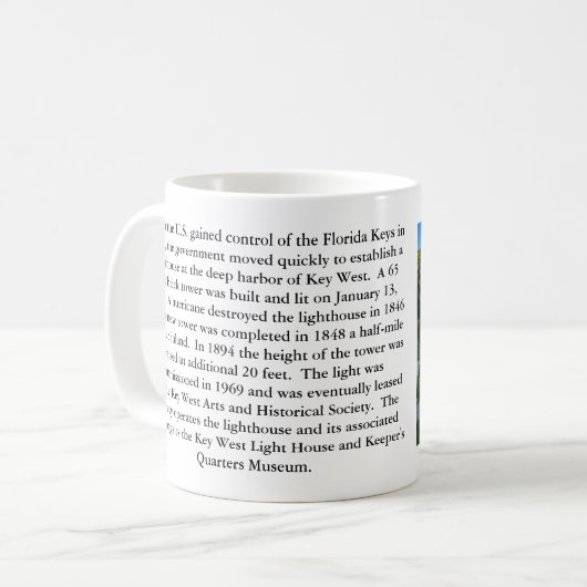 Key West Lighthouse, Mok Florida (Voorkant links)