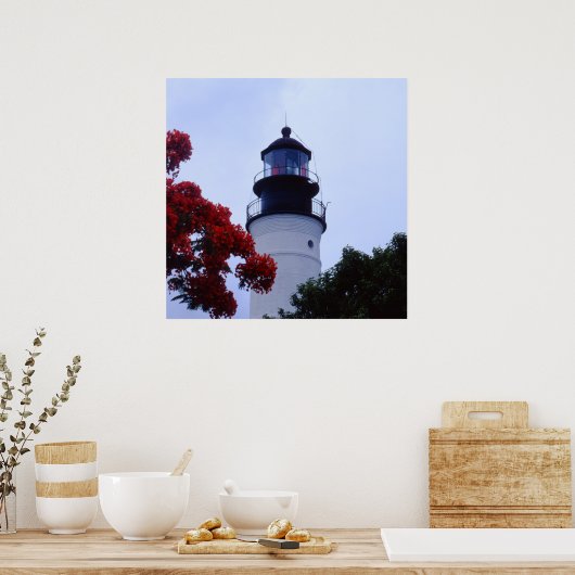 Key West Lighthouse Poster (Keuken)