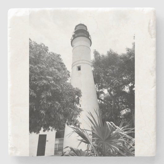 Key West Lighthouse Stone Onderzetter (Voorkant)