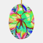 Key West Lily Keramisch Ornament (Voorkant)