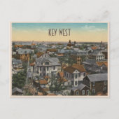 Key West luchtfoto uitzicht van huizen Briefkaart (Voorkant)