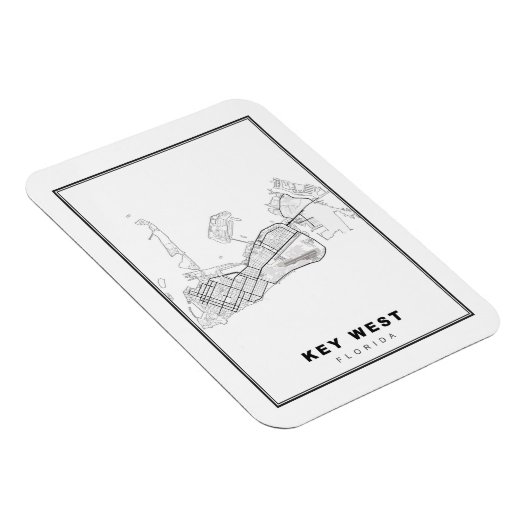 Key West Map Magneet (Rechterzijde)