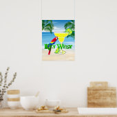 Key West Margarita Poster (Keuken)