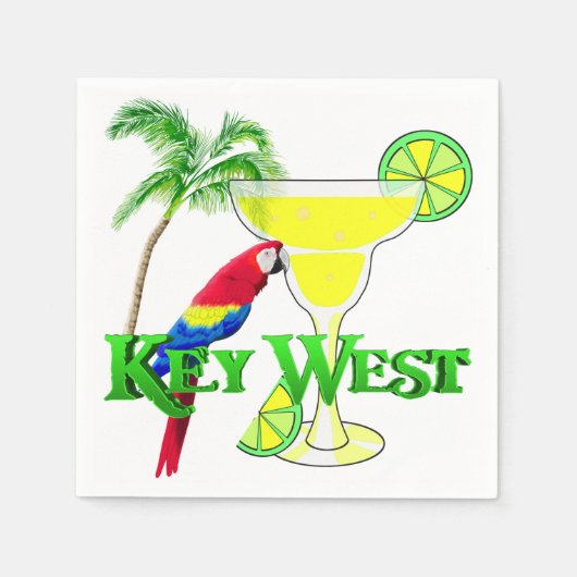 Key West Margarita Servetten (Voorkant)