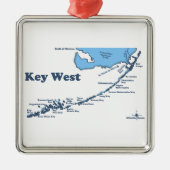 Key West. Metalen Ornament (Voorkant)
