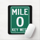Key West Mile 0, Florida VS Muismat (Met muis)