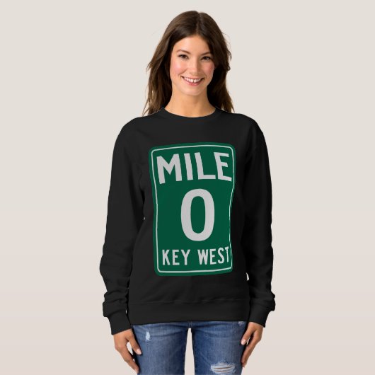 Key West Mile 0, Florida VS Trui (Voorkant volledig)