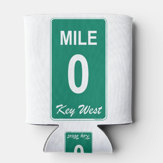 Key West Mile Marker 0 Blikjeskoeler (Achterkant)
