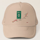 Key West Mile Marker 0 Trucker Pet (Voorkant)