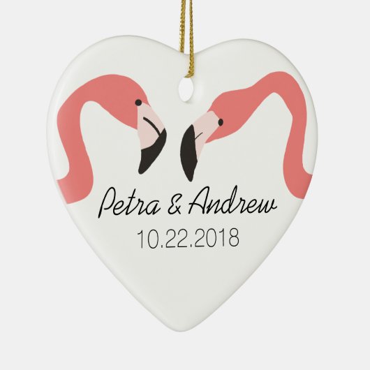 Key West Modern Whimsy Paar Keramisch Ornament (Rechts)