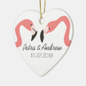 Key West Modern Whimsy Paar Keramisch Ornament (Links)