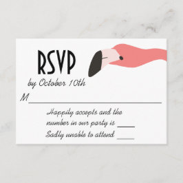 Key West Modern Whimsy RSVP Kaartje
