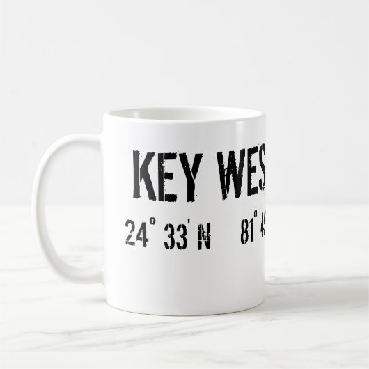 Key West-Mokken Koffiemok (Links)