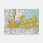 Key West Nautical Chart Map Deurmat (Voorkant)