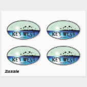 Key West Ovale Sticker (Vel)
