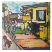 Key West Painting #1 Tegeltje (Voorkant)