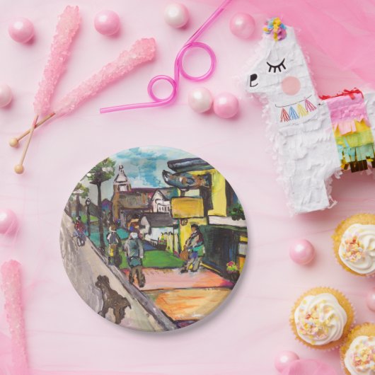 Key West Painting Papieren Bordje (Feest)