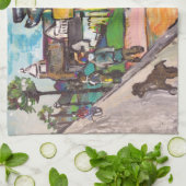 Key West Painting Theedoek (Gevouwen)