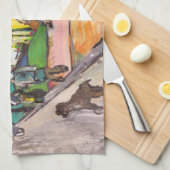 Key West Painting Theedoek (Quarter Fold)