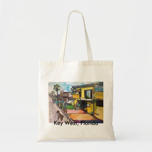 Key West Painting Tote Bag (Voorkant)