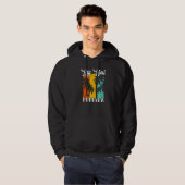Key West Palm Trees Beach Florida Retro Vacation F Hoodie (Voorkant volledig)