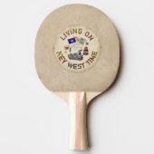 Key West Ping Pong Paddle Tafeltennisbatje (Achterkant)