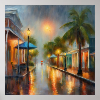 Key West Regen - 1 Poster