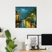 Key West Regen - 2 - Poster (Thuiskantoor)