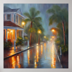Key West Regen - 4 - Poster