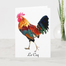 Key West Rooster Note Kaart<Blank Inside>