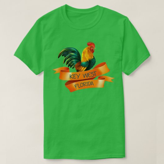 Key West Rooster T-shirt (Design voorkant)