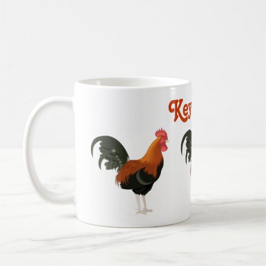 Key West Roosters Florida Chicken Animals Koffiemok (Links)