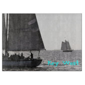 Key West Sailboat Cutting Board Snijplank (Voorkant)