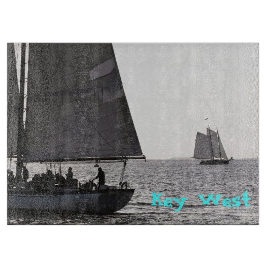 Key West Sailboat Cutting Board Snijplank (Voorkant)