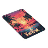 Key West Serenity: Tropische zonsondergang Magneet (Rechterzijde)