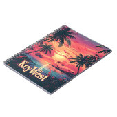 Key West Serenity: Tropische zonsondergang Notitieboek (Linkerzijde)